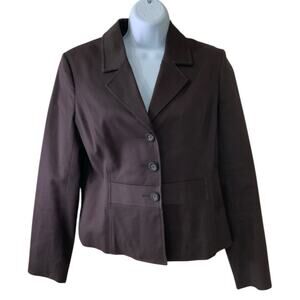 Isaac Mizrahi Blazer Suit Jacket Women 10 Notched Lapel Formal Career Officewear